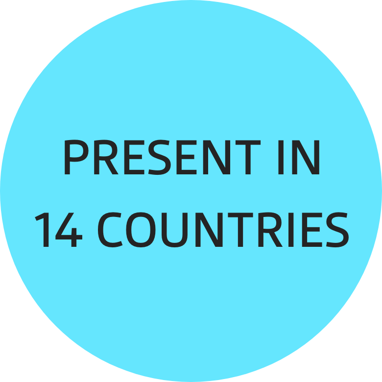 Picena Frigor is present in 14 countries